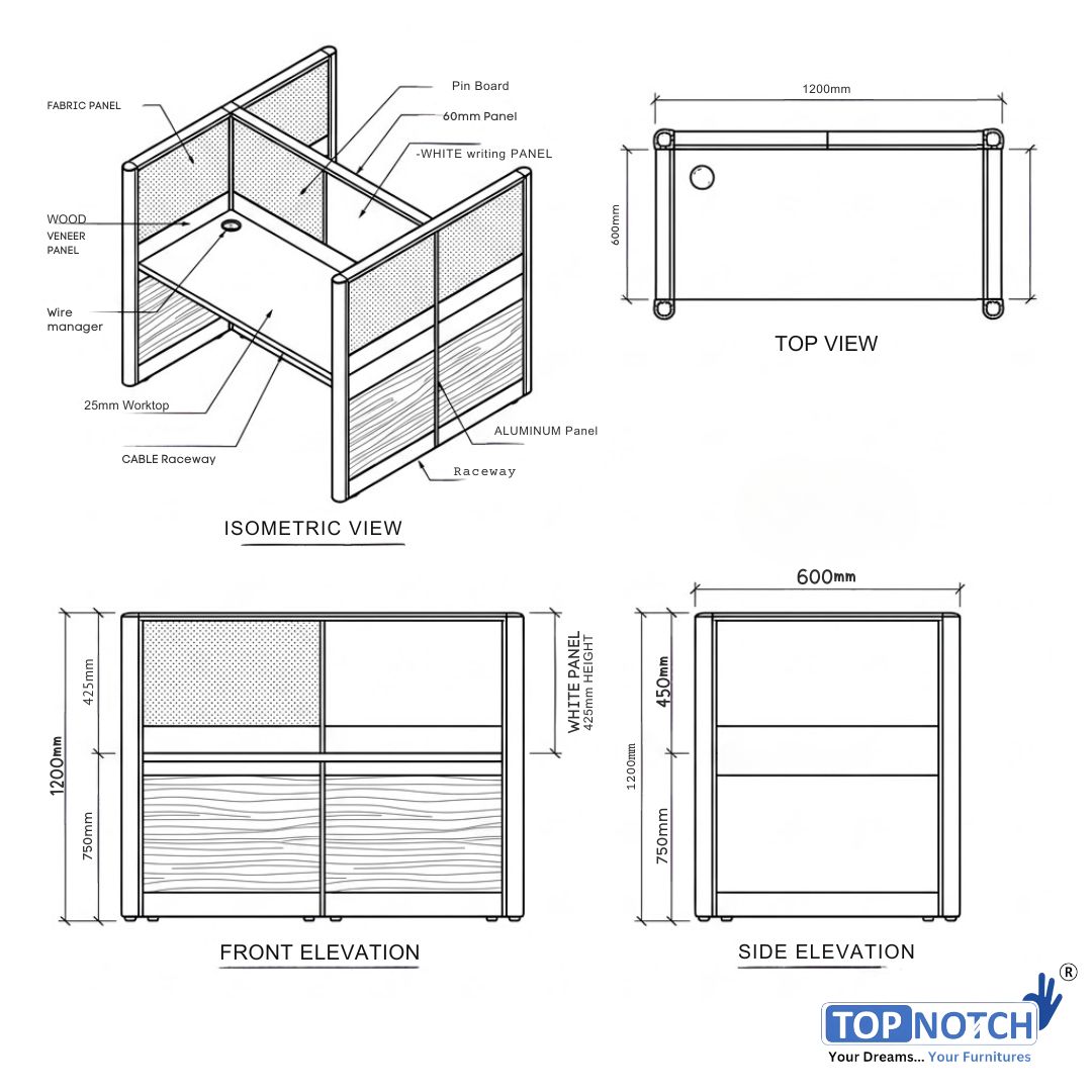 TOPNOTCH WORKSTATION FURNITURE OFFICE (15)