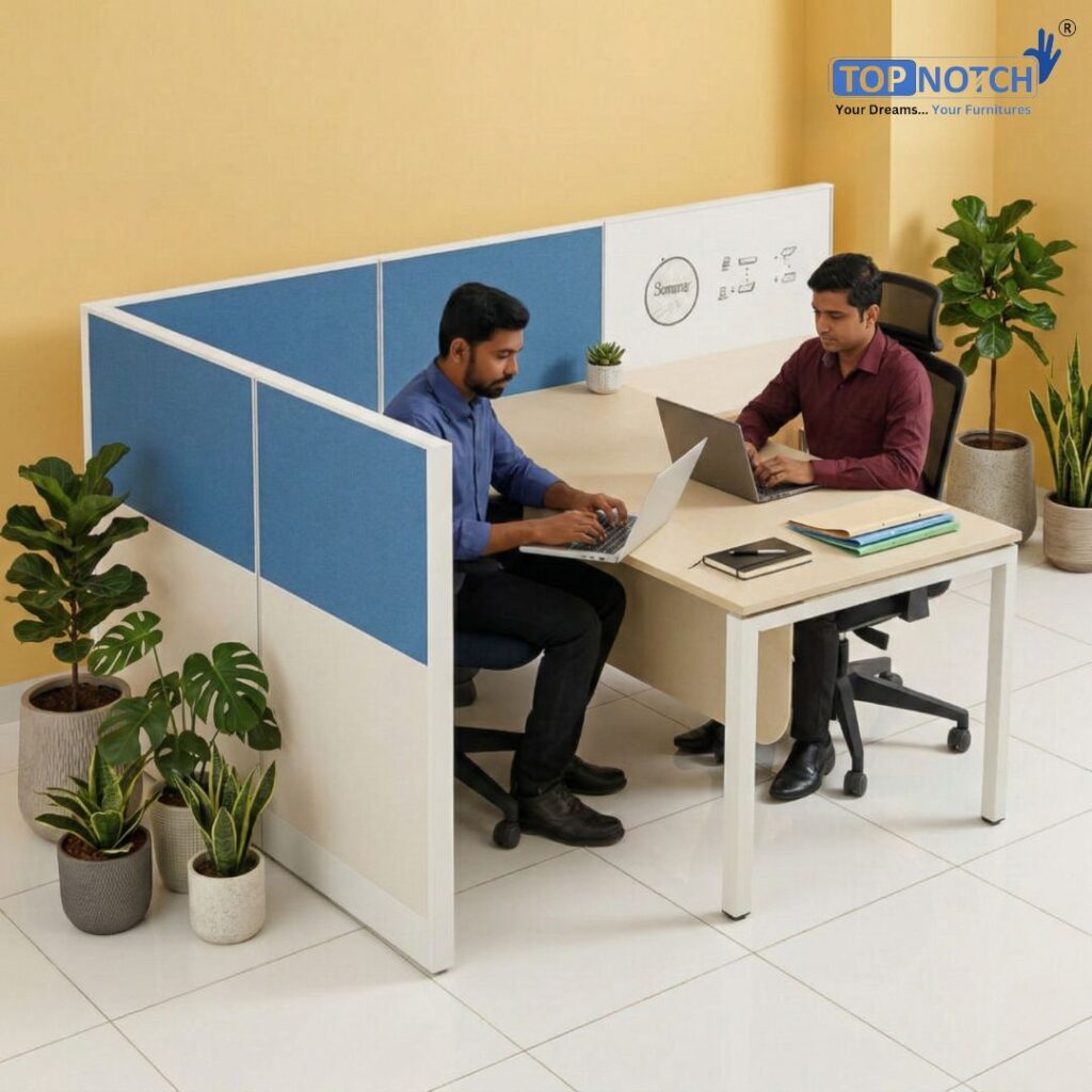 Cubicle Powder Manager Cubicle with Aluminum Panel Partition (60 mm) & Modular ...